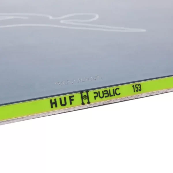 HUF X PUBLIC 153CM SNOWBOARD GREEN BLACK AC00830 GRBLK 04 1200x